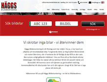 Tablet Screenshot of haggsbildem.se